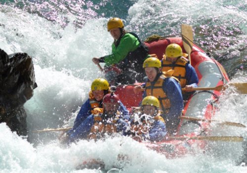 Wildwasser-Rafting auf dem Rangitata River